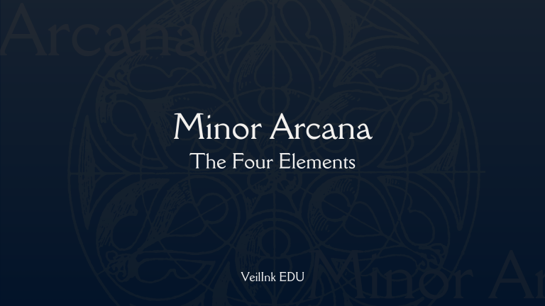 [Not yet released]Essentials – Minor Arcana: The Four Elements